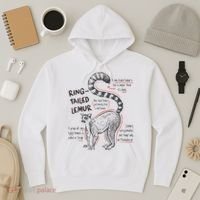 Trendy Ring Tailed Lemur Facts Hoodie thumb 3