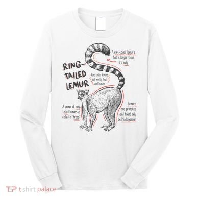 Trendy Ring Tailed Lemur Facts Long Sleeve Shirt