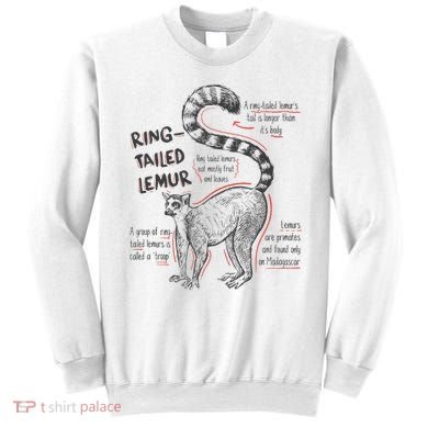Trendy Ring Tailed Lemur Facts Sweatshirt
