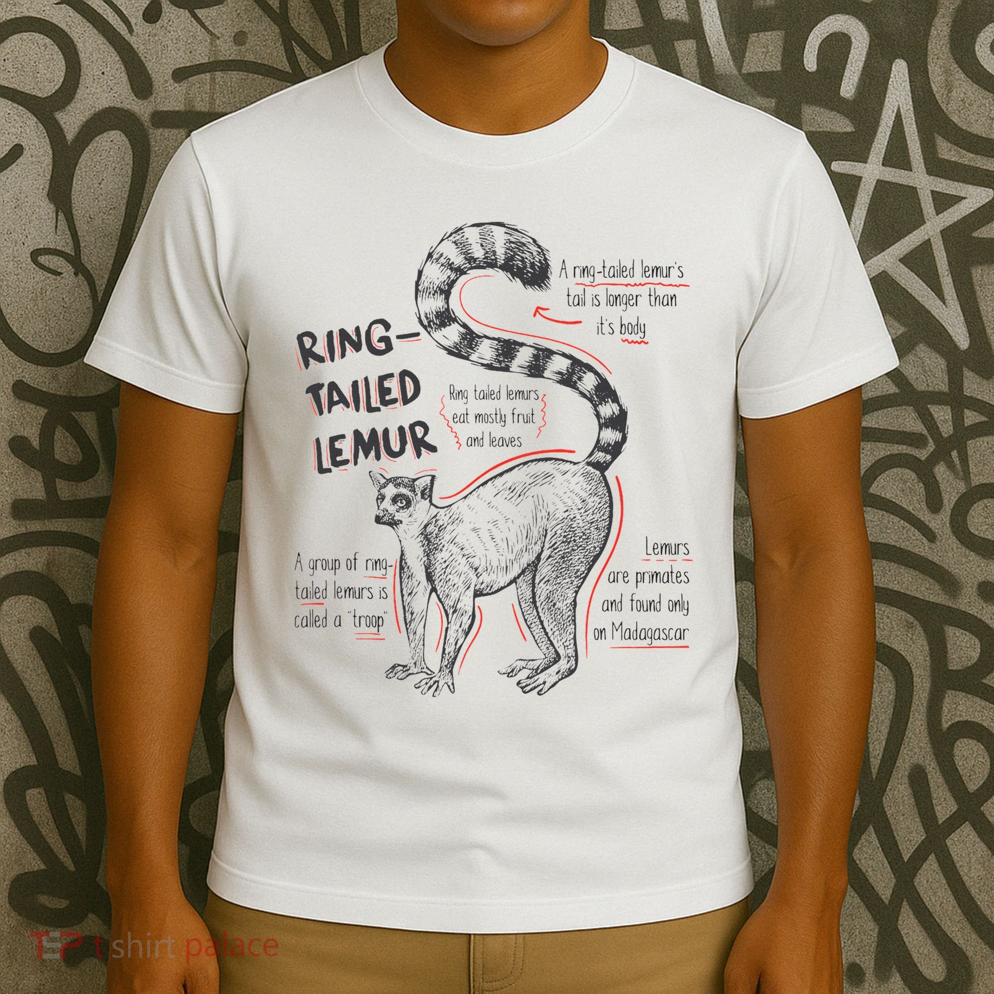 Trendy Ring Tailed Lemur Facts T-Shirt