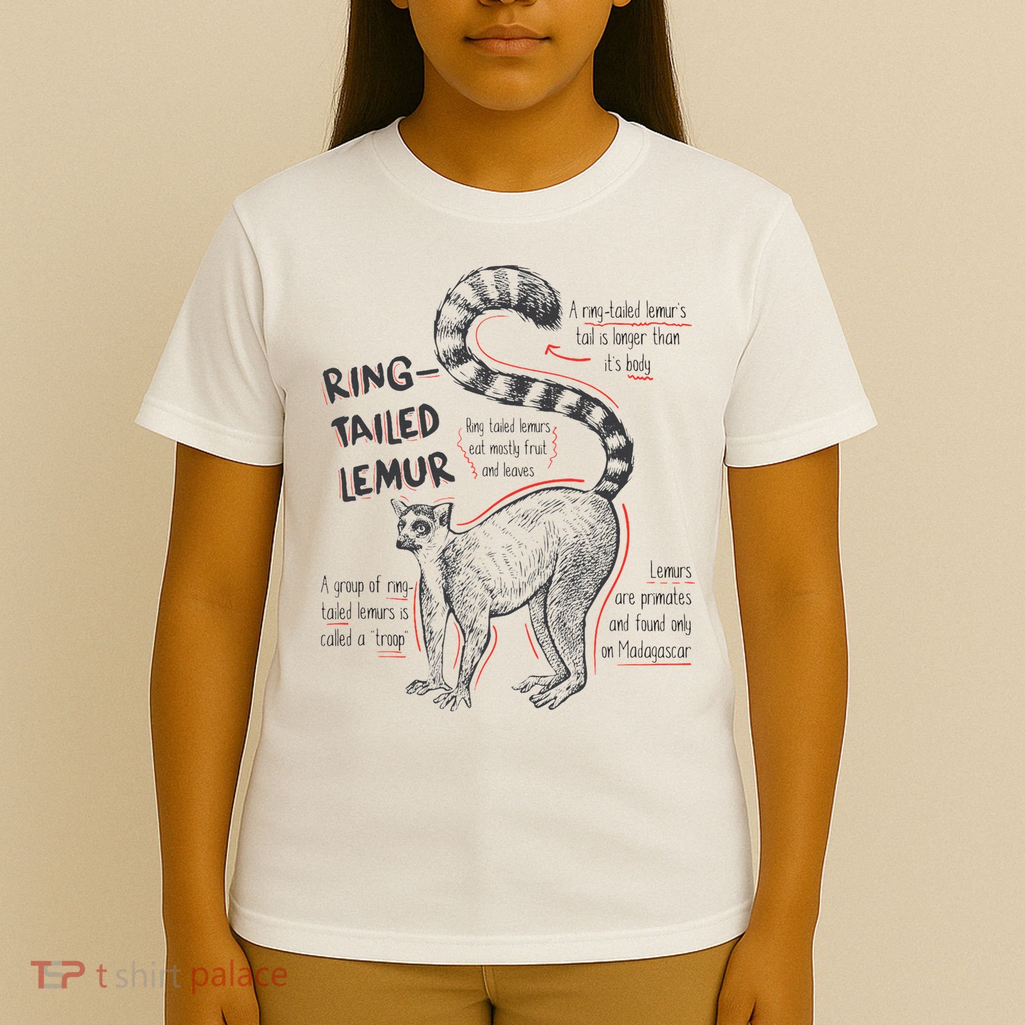Trendy Ring Tailed Lemur Facts T-Shirt