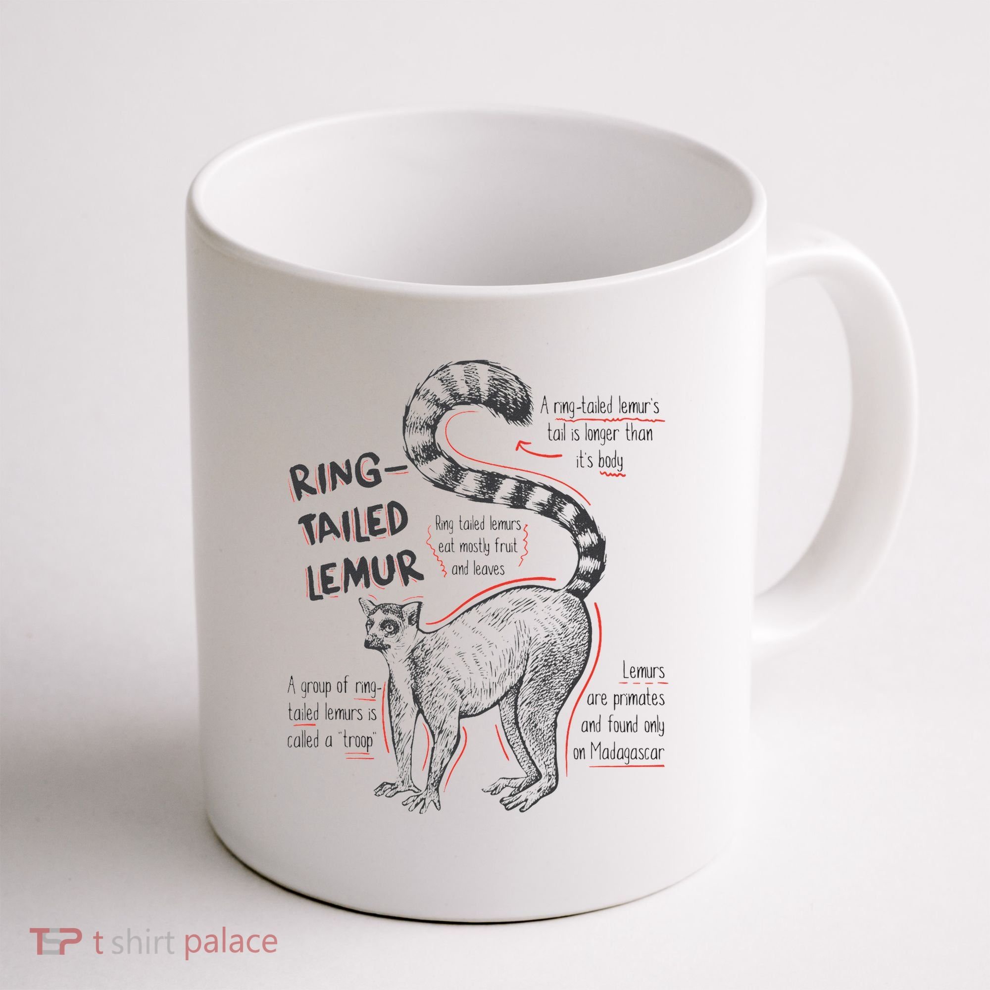 Trendy Ring Tailed Lemur Facts Coffee Mug