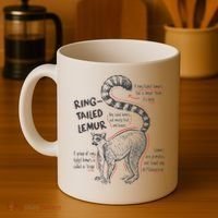 Trendy Ring Tailed Lemur Facts Coffee Mug thumb 4