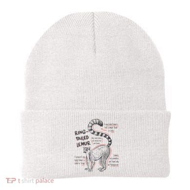 Trendy Ring Tailed Lemur Facts Beanie