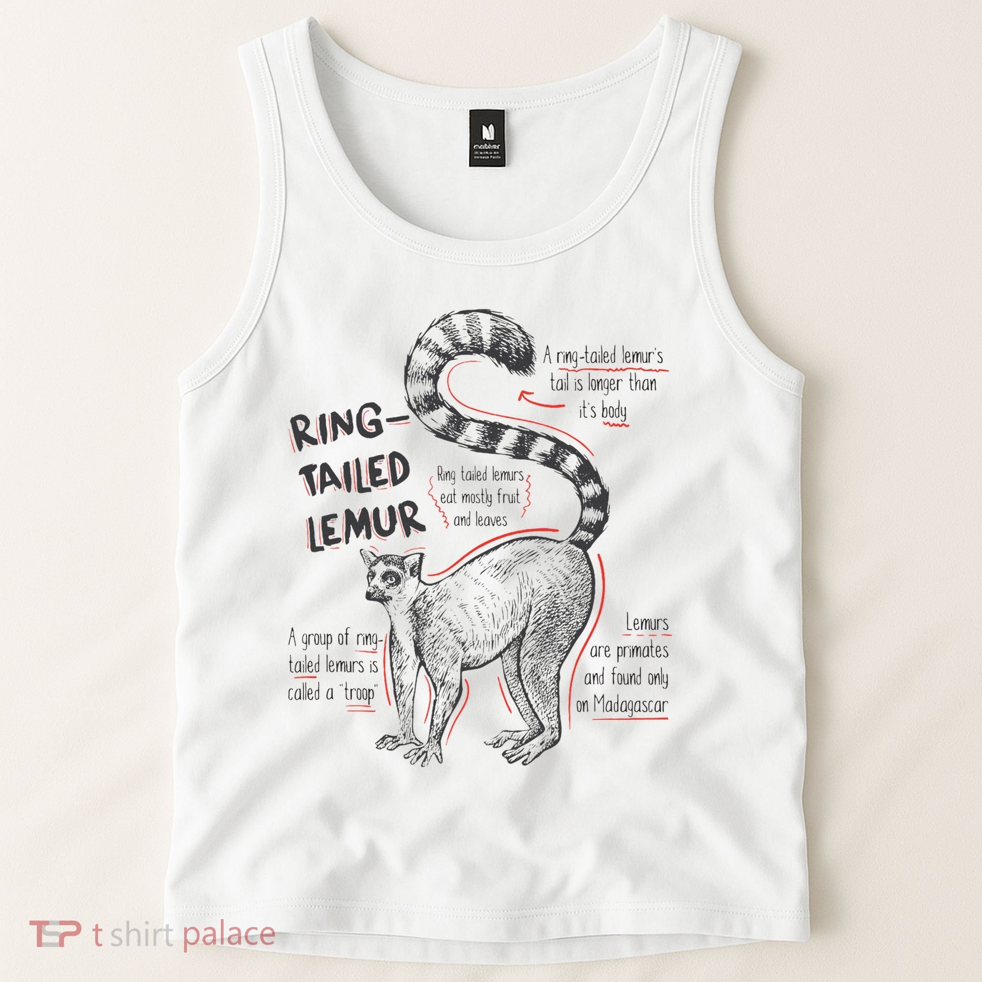 Trendy Ring Tailed Lemur Facts Tank Top