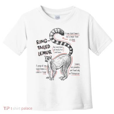 Trendy Ring Tailed Lemur Facts Toddler T-Shirt