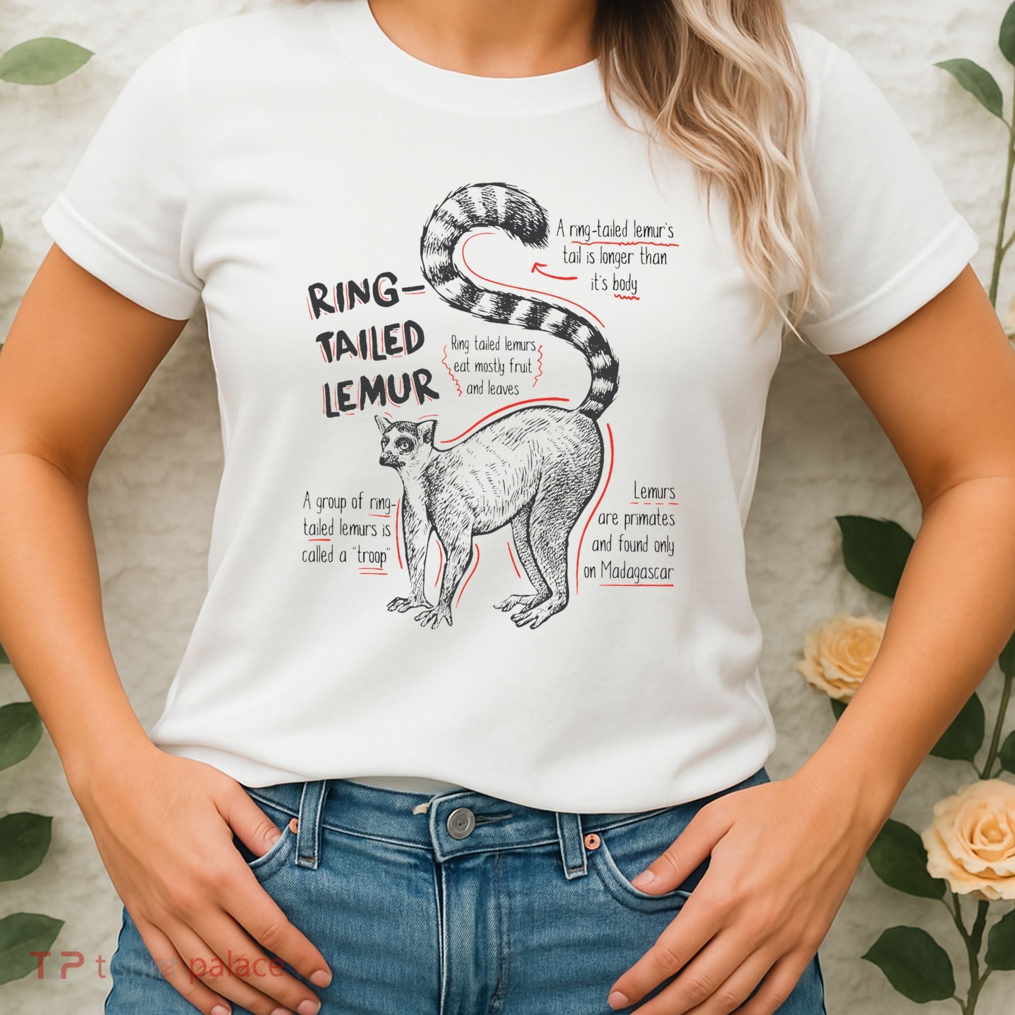 Trendy Ring Tailed Lemur Facts Women's T-Shirt