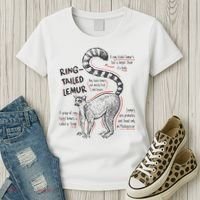 Trendy Ring Tailed Lemur Facts Women's T-Shirt thumb 3