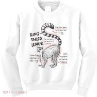 Trendy Ring Tailed Lemur Facts Kids Sweatshirt thumb 0