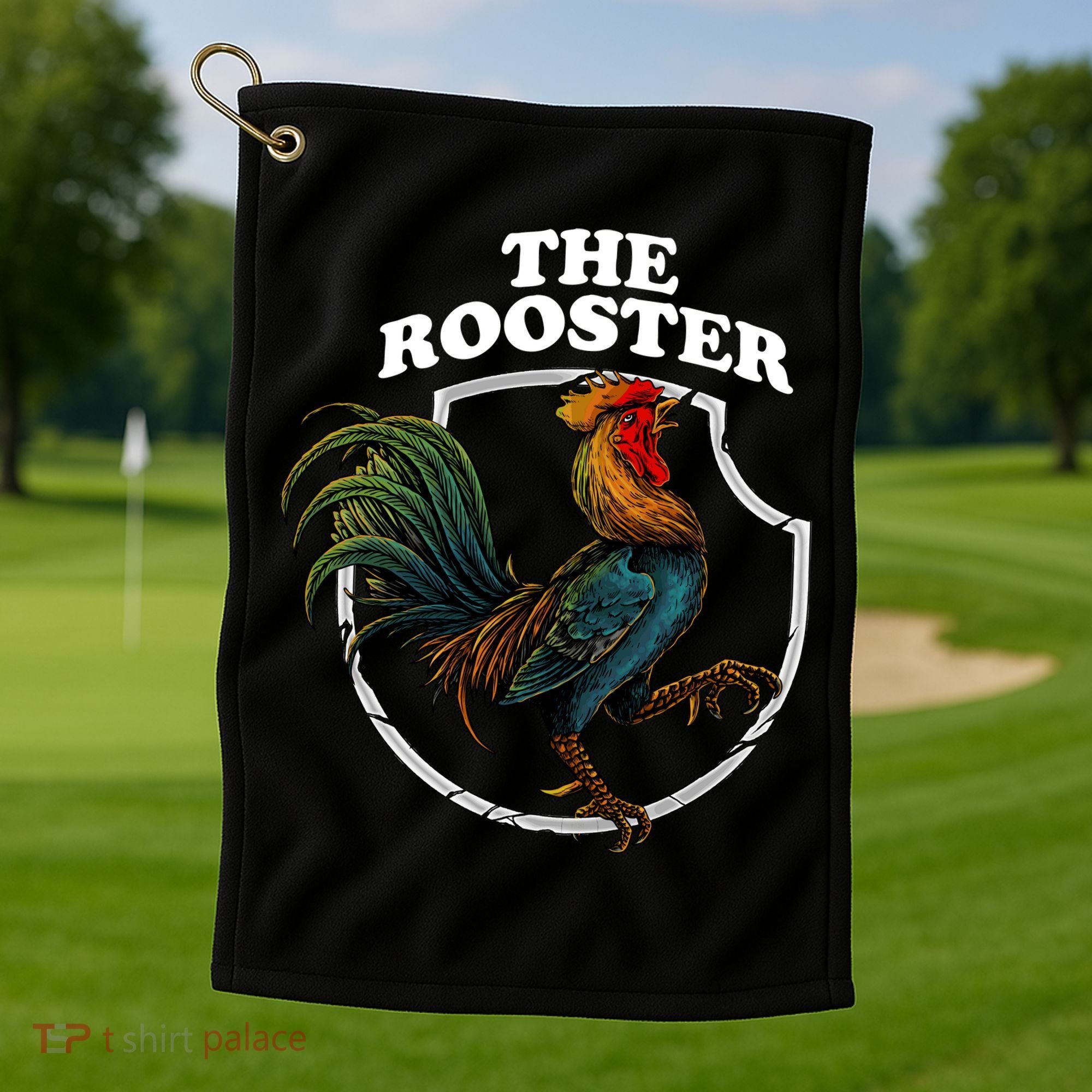 The Rooster Golf Towel