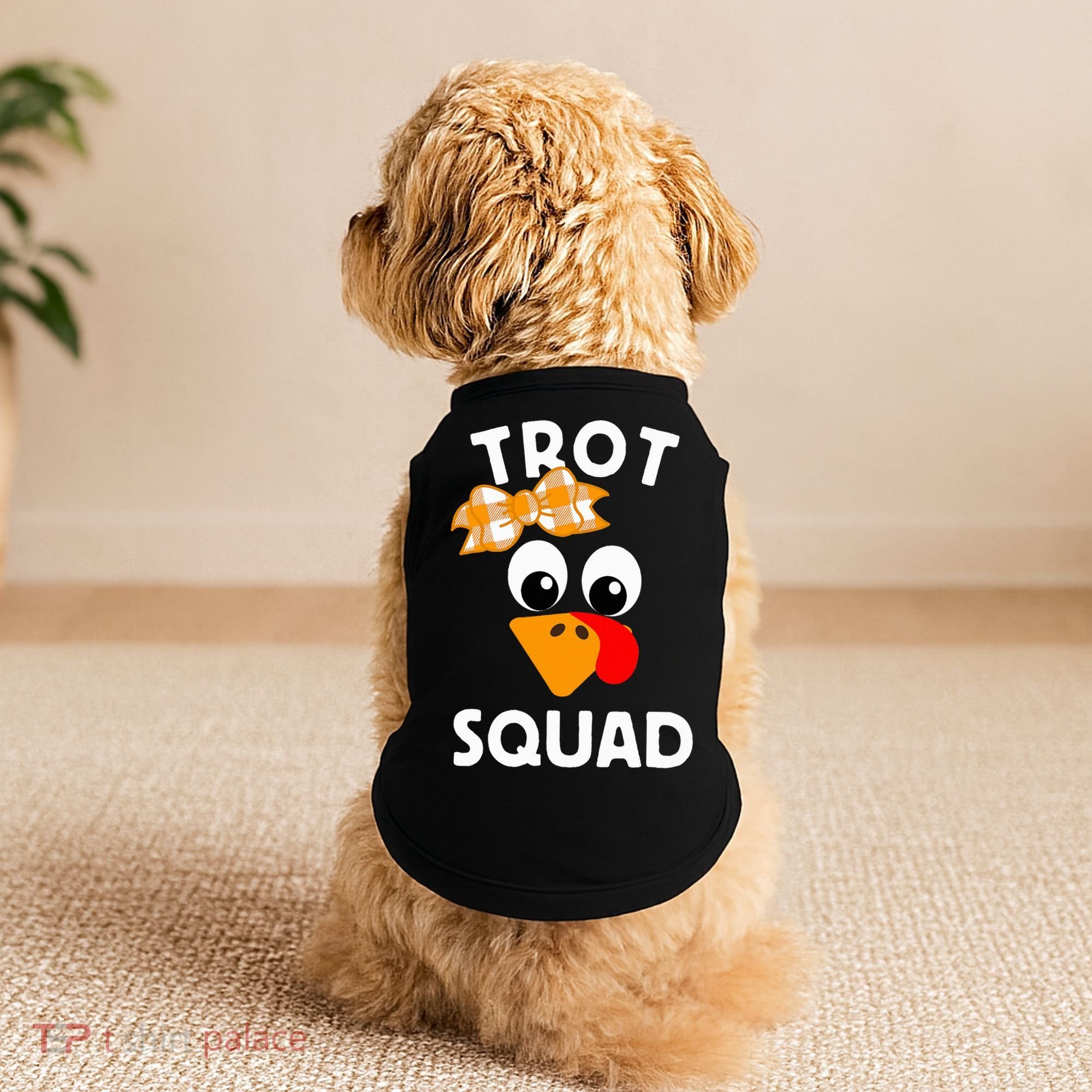 Thanksgiving Running Turkey Trot Squad Doggie Tank