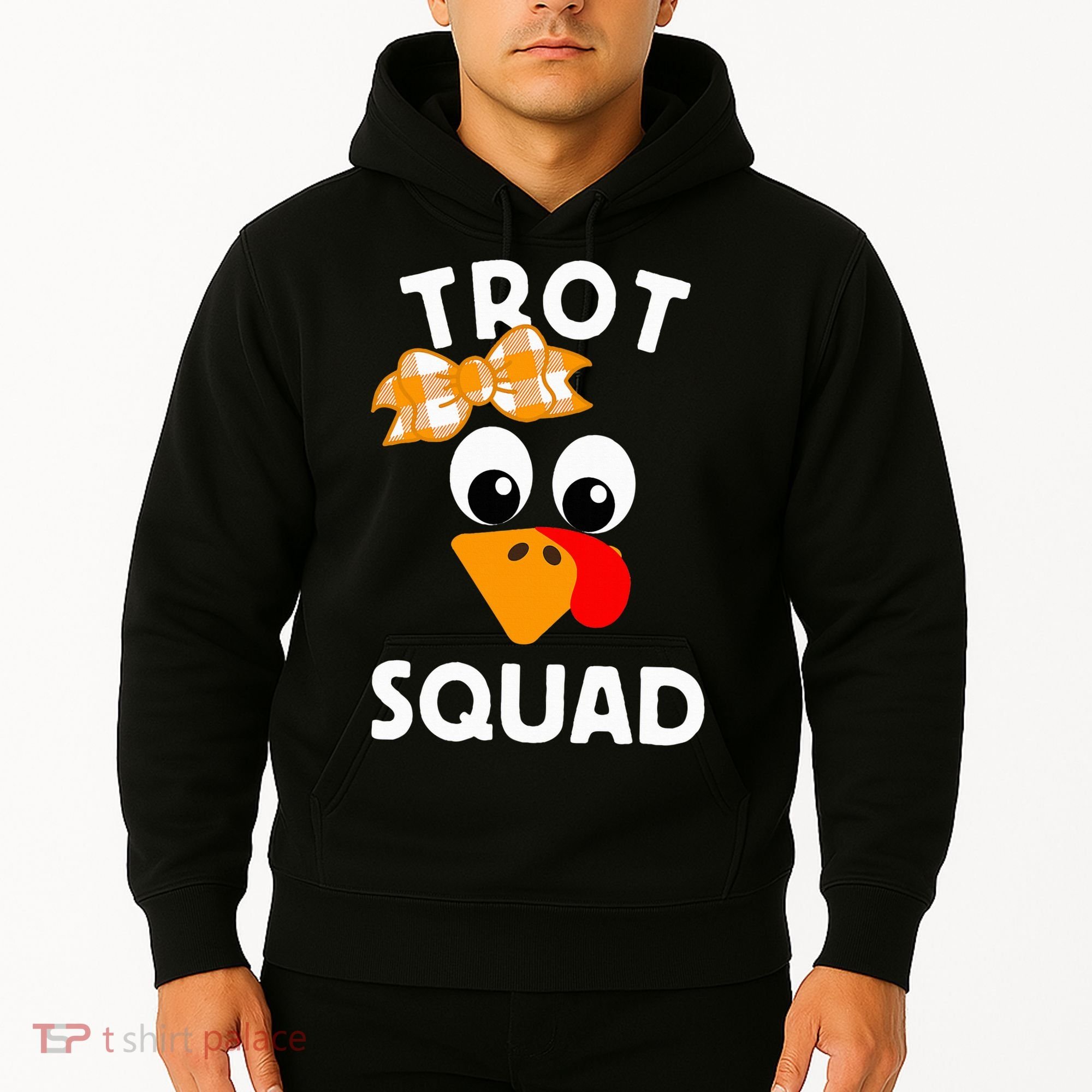 Thanksgiving Running Turkey Trot Squad Hoodie