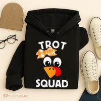 Thanksgiving Running Turkey Trot Squad Hoodie thumb 4
