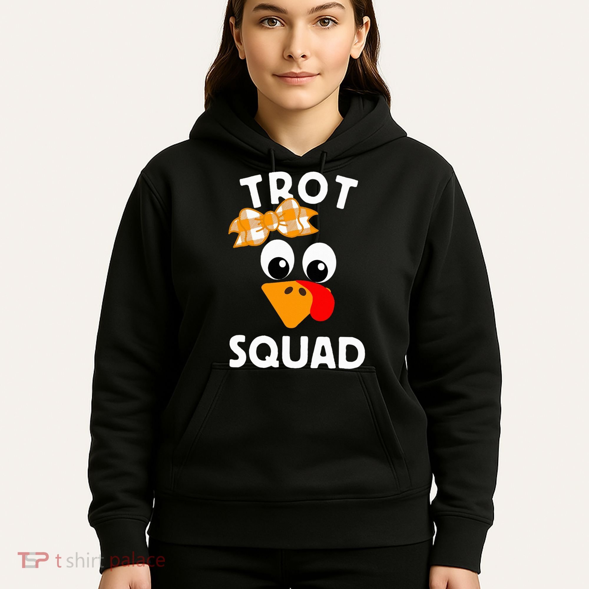 Thanksgiving Running Turkey Trot Squad Hoodie