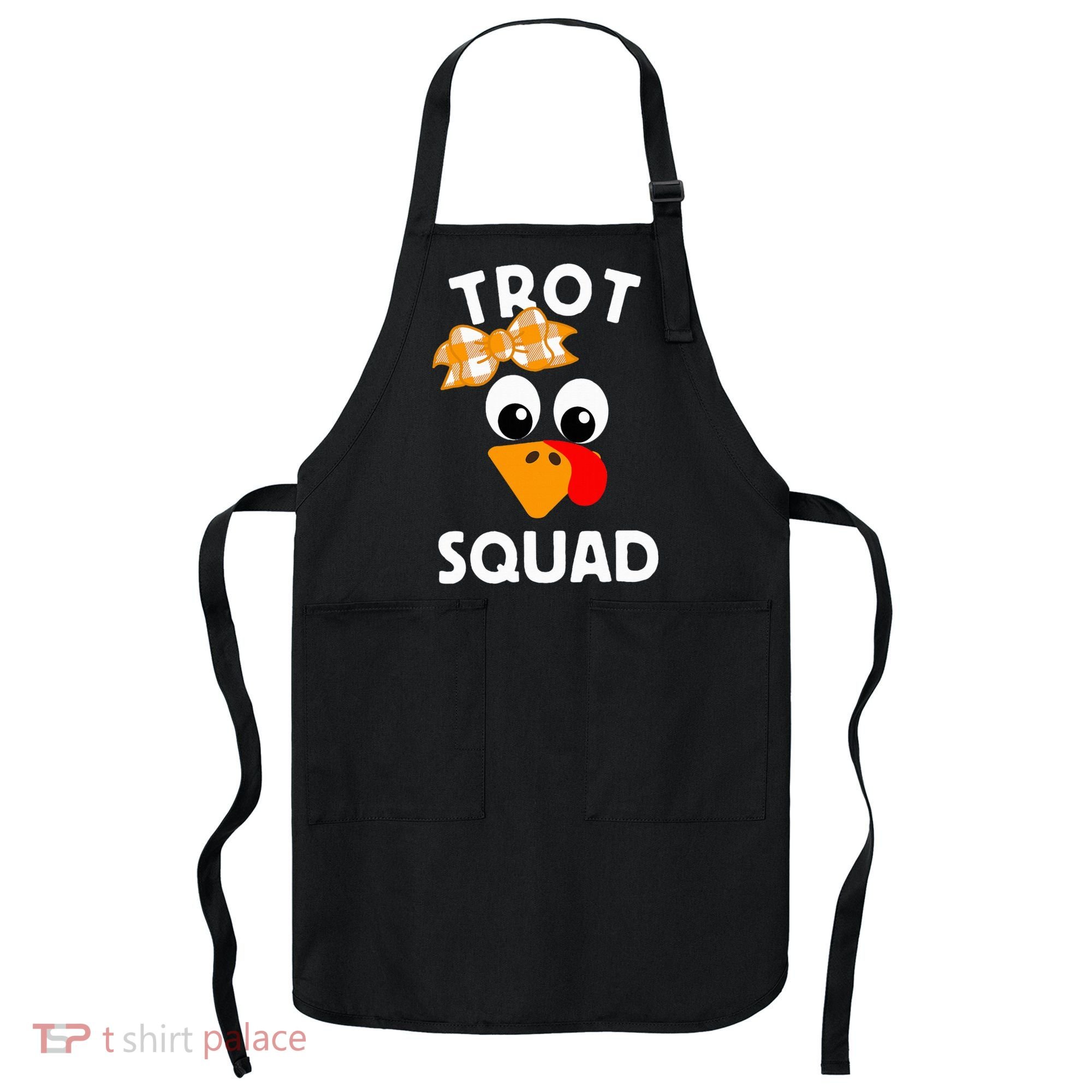 Thanksgiving Running Turkey Trot Squad Apron