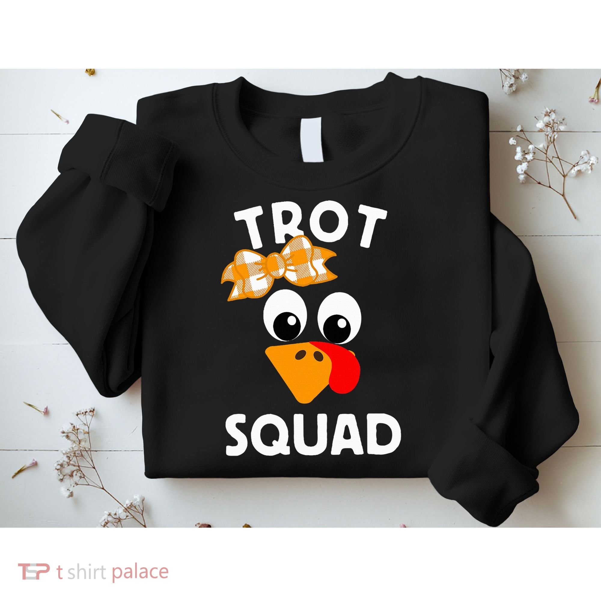 Thanksgiving Running Turkey Trot Squad Sweatshirt