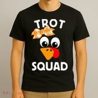 Thanksgiving Running Turkey Trot Squad T-Shirt thumb 3