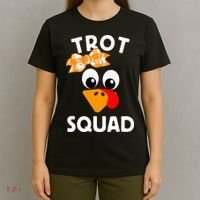 Thanksgiving Running Turkey Trot Squad T-Shirt thumb 4