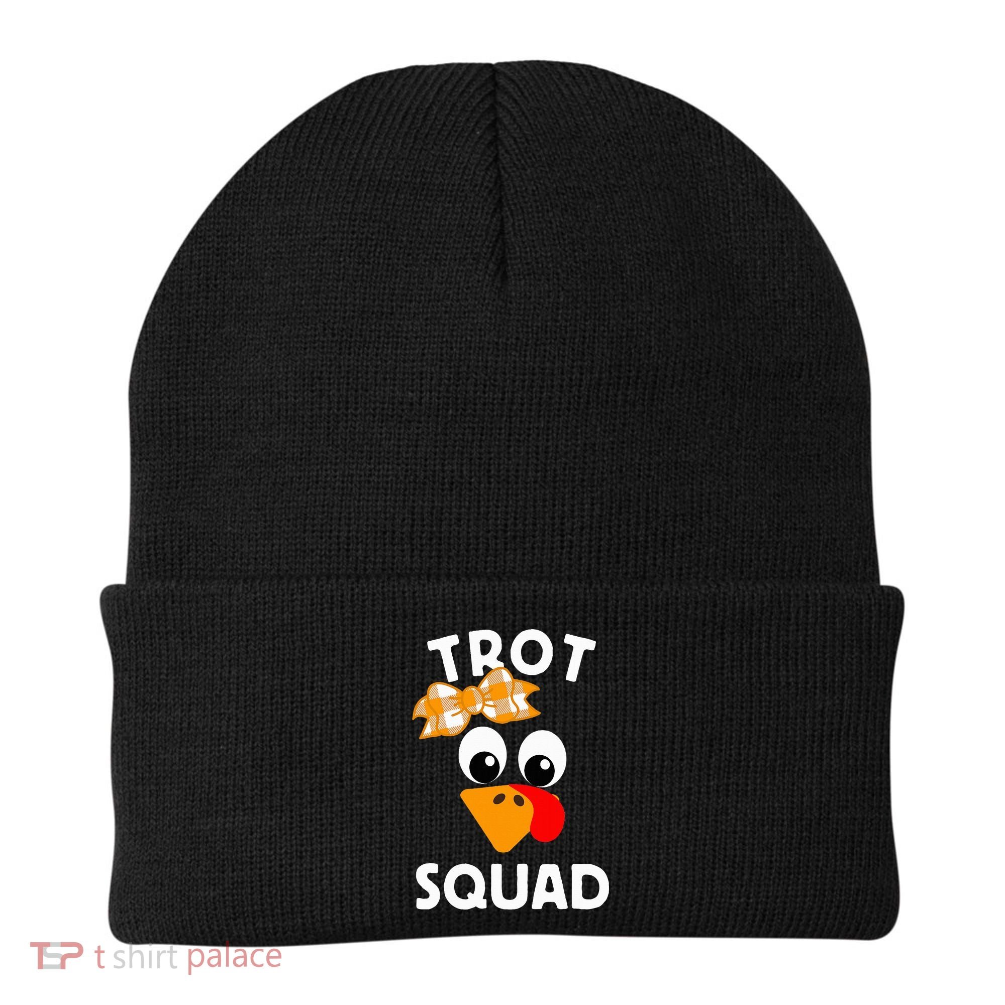 Thanksgiving Running Turkey Trot Squad Beanie