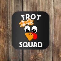 Thanksgiving Running Turkey Trot Squad Coaster thumb 0