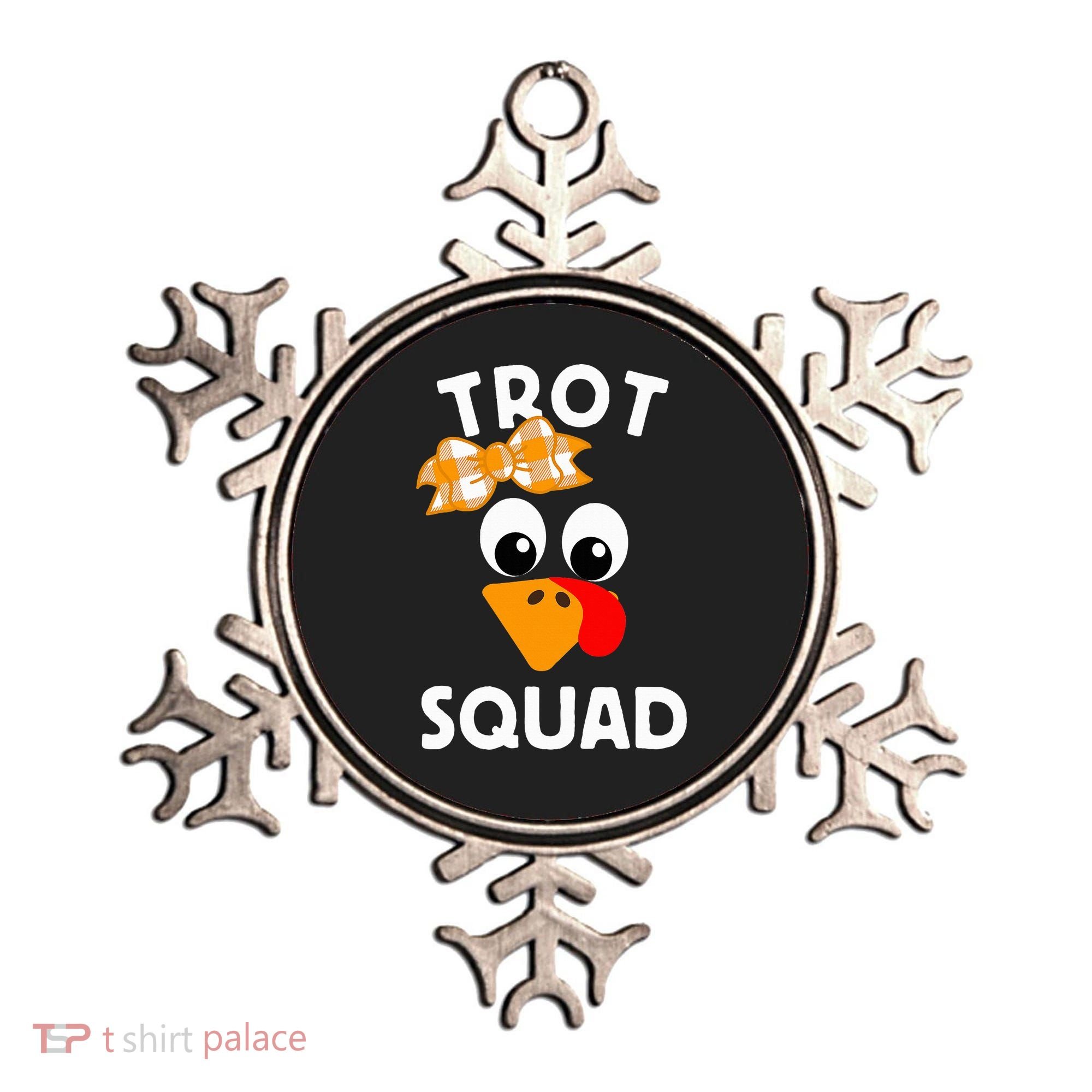 Thanksgiving Running Turkey Trot Squad Ornament