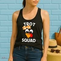 Thanksgiving Running Turkey Trot Squad Women's Tank Top thumb 2