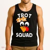 Thanksgiving Running Turkey Trot Squad Tank Top thumb 3