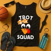 Thanksgiving Running Turkey Trot Squad Tank Top thumb 4