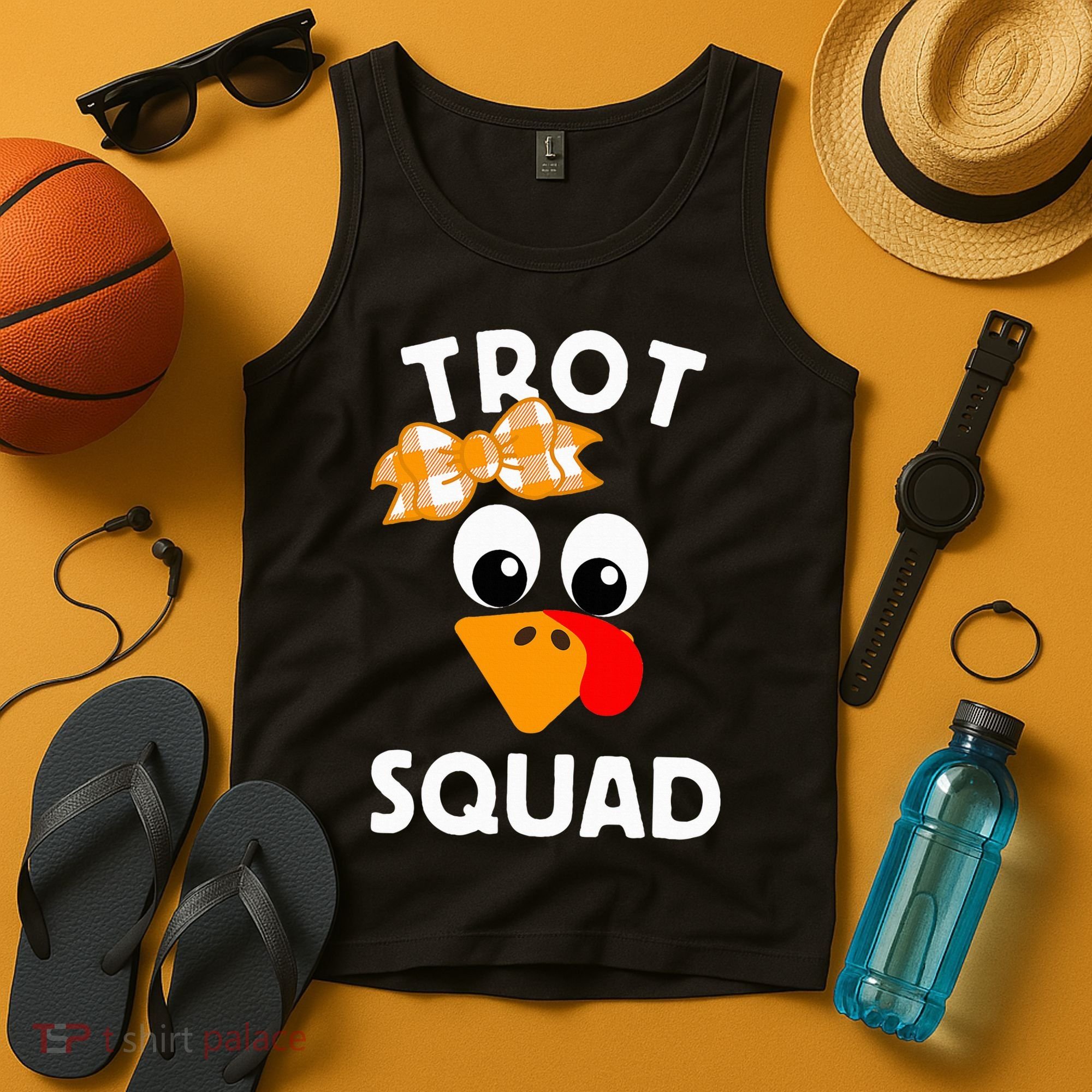 Thanksgiving Running Turkey Trot Squad Tank Top