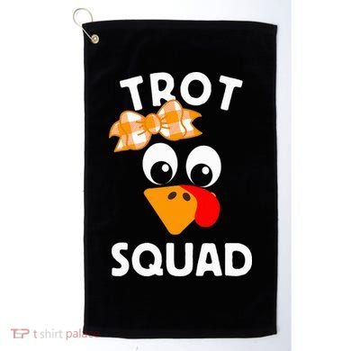 Thanksgiving Running Turkey Trot Squad Golf Towel