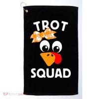 Thanksgiving Running Turkey Trot Squad Golf Towel thumb 0