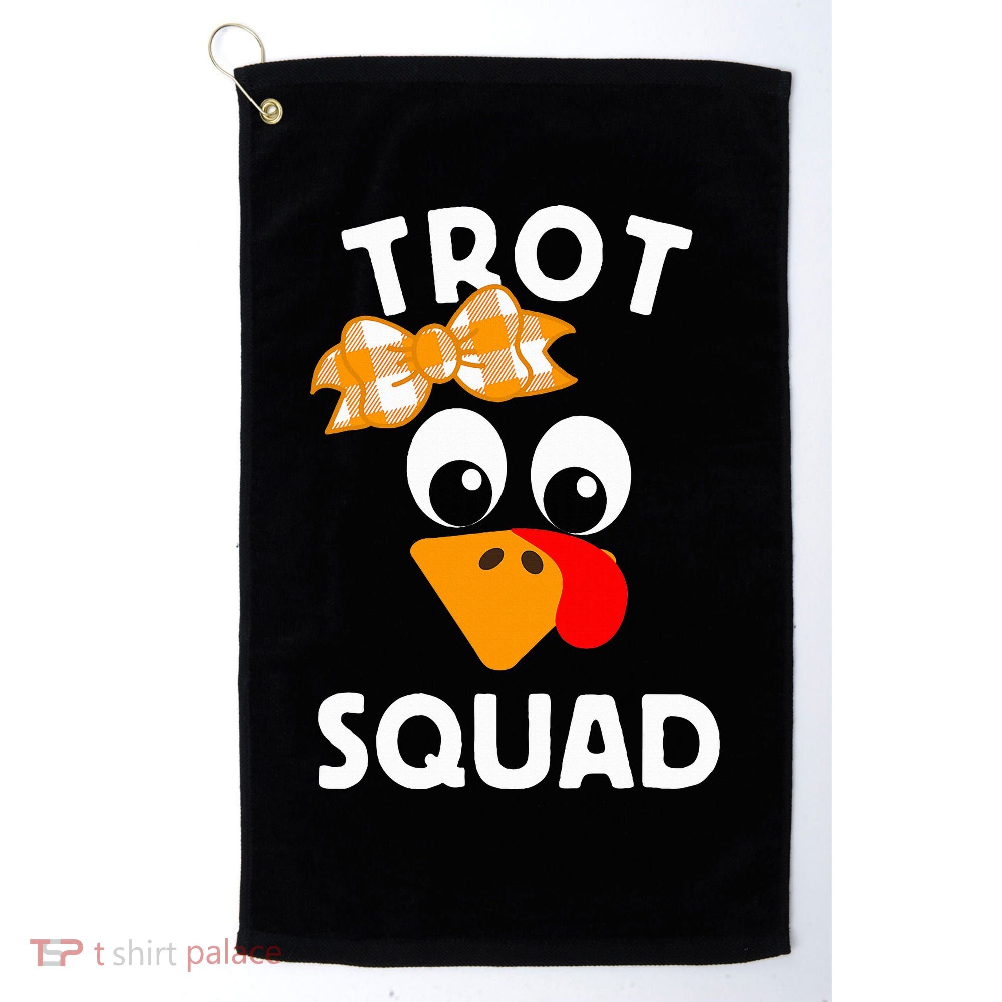 Thanksgiving Running Turkey Trot Squad Golf Towel