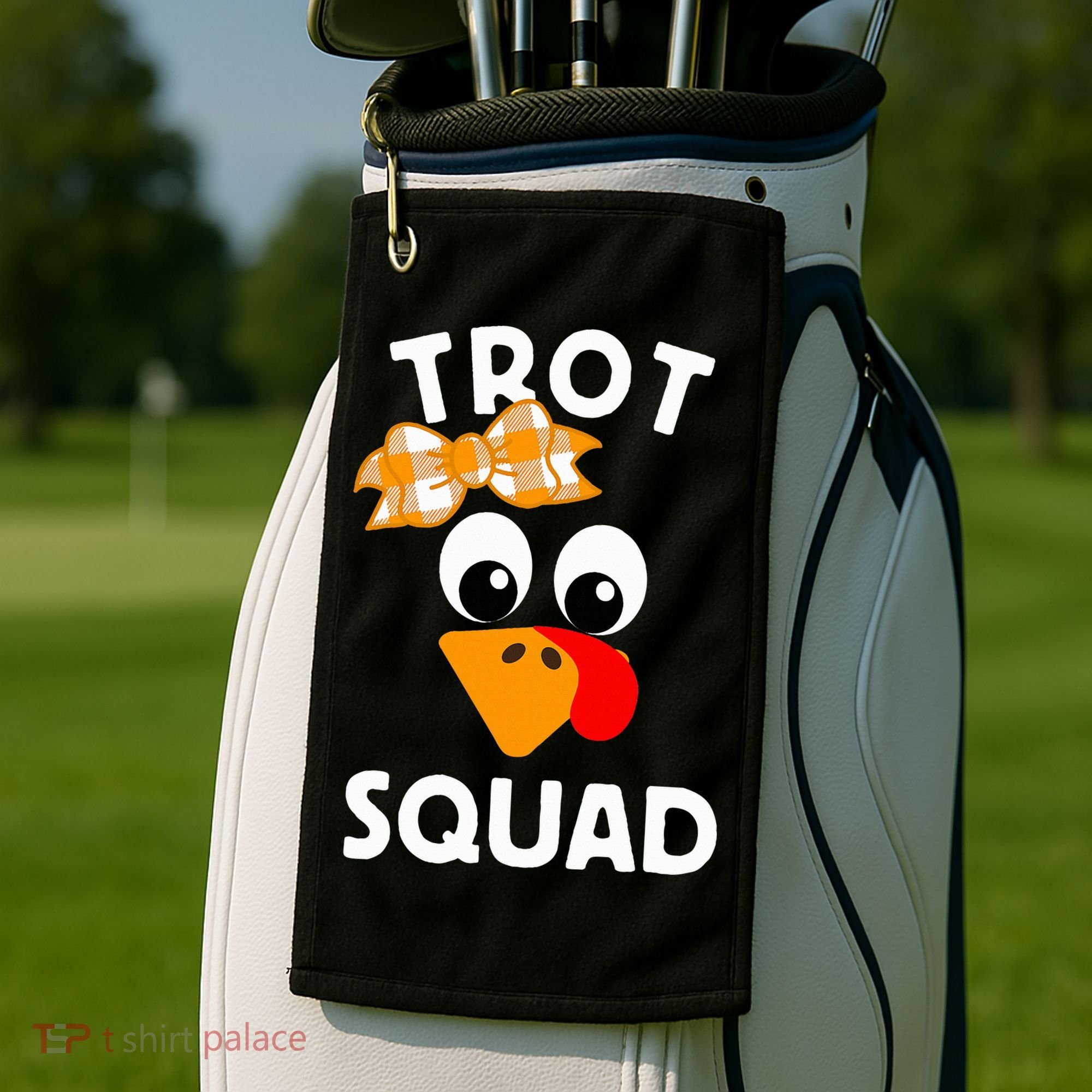 Thanksgiving Running Turkey Trot Squad Golf Towel