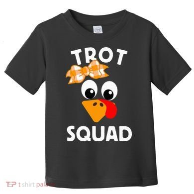 Thanksgiving Running Turkey Trot Squad Toddler T-Shirt