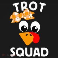 Thanksgiving Running Turkey Trot Squad Women's Long Sleeve Shirt thumb 2