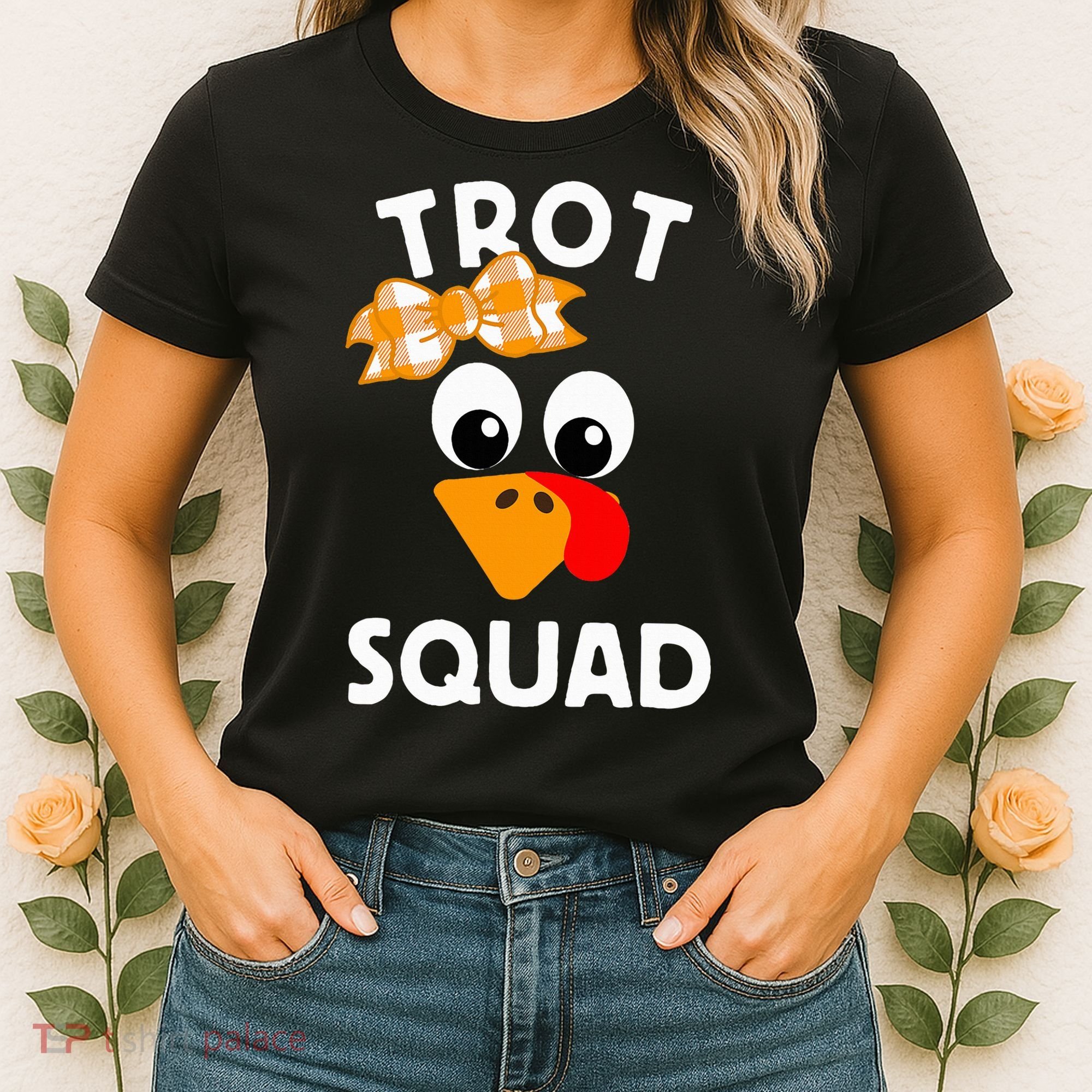 Thanksgiving Running Turkey Trot Squad Women's T-Shirt