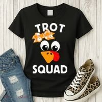 Thanksgiving Running Turkey Trot Squad Women's T-Shirt thumb 3