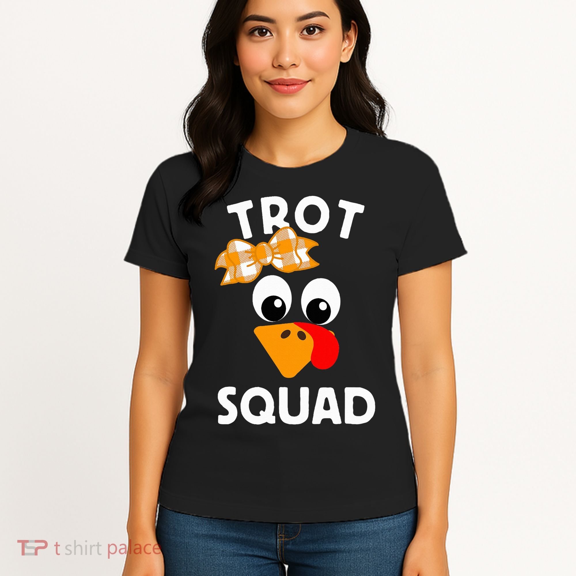 Thanksgiving Running Turkey Trot Squad Women's T-Shirt