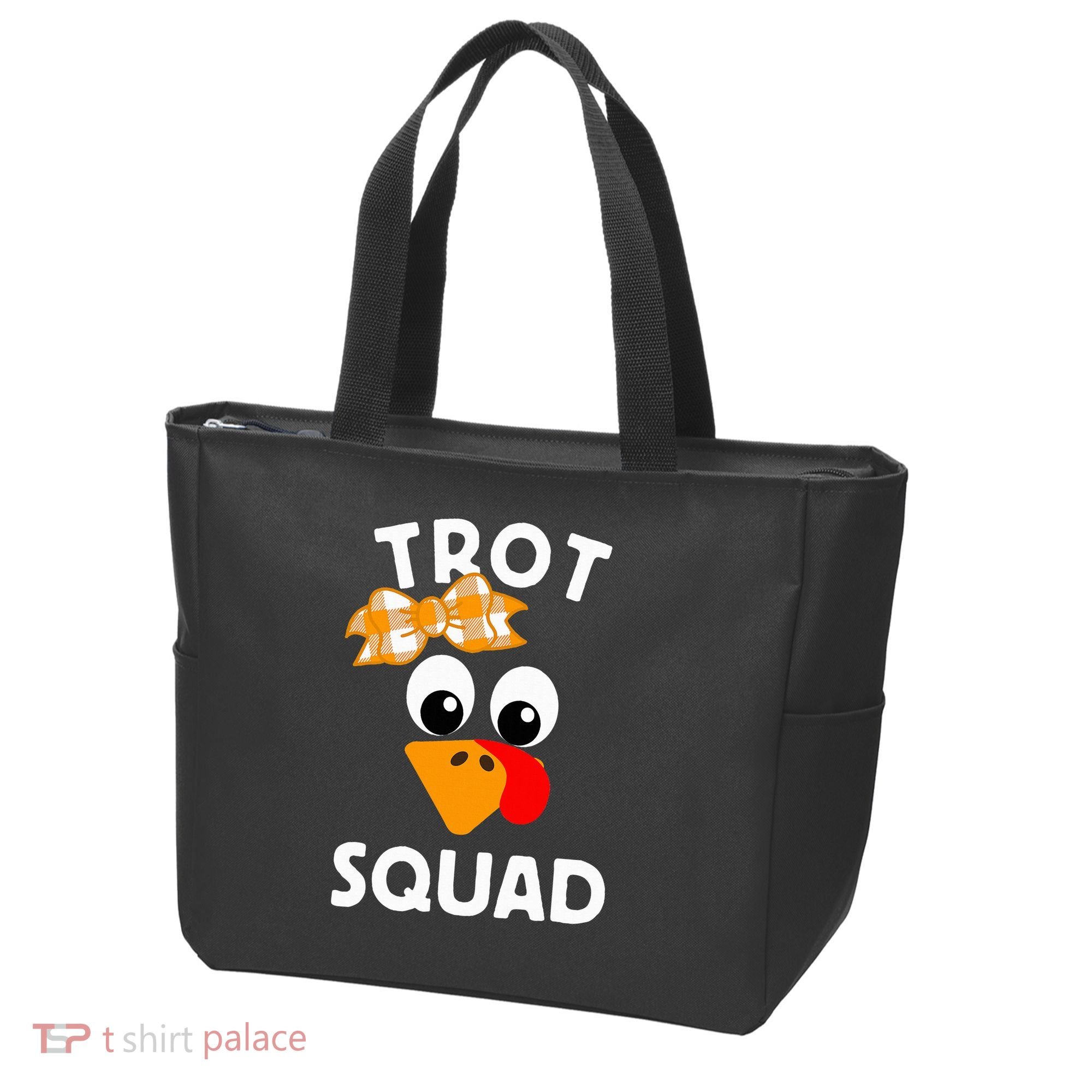 Thanksgiving Running Turkey Trot Squad Tote Bag