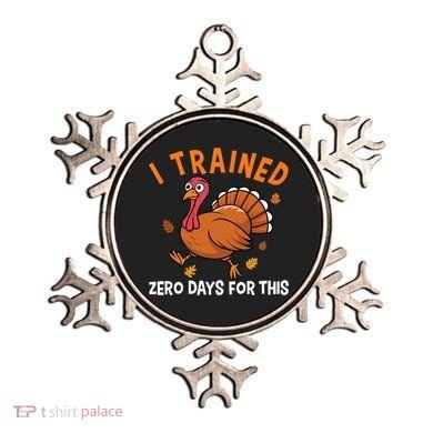 Thanksgiving Running Turkey Trot I Trained Zero Days Ornament
