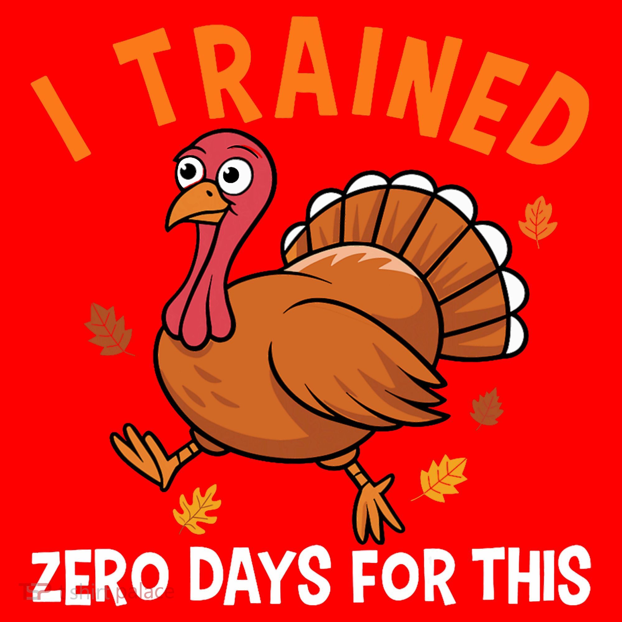 Thanksgiving Running Turkey Trot I Trained Zero Days Santa Hat
