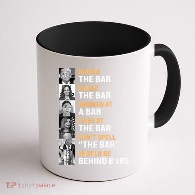 Trump Raised The Bar Harris Failed The Bar Coffee Mug back