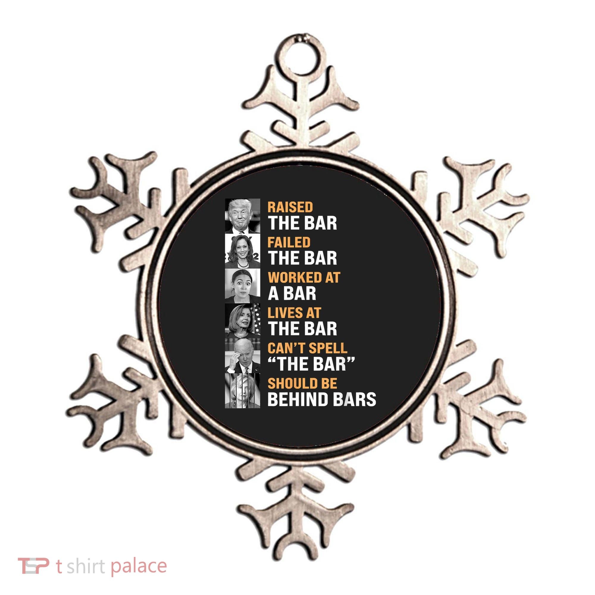 Trump Raised The Bar Harris Failed The Bar Ornament