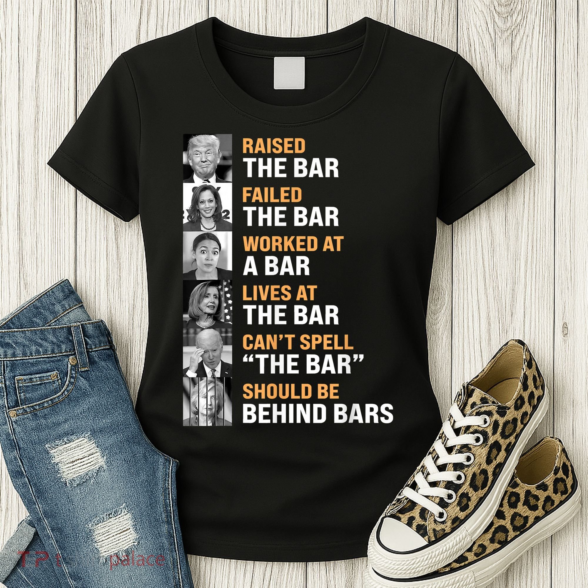Trump Raised The Bar Harris Failed The Bar Women's T-Shirt