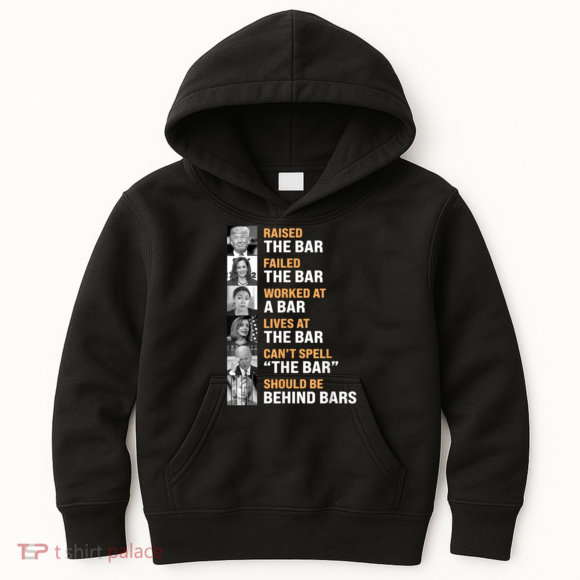Trump Raised The Bar Harris Failed The Bar Kids Hoodie