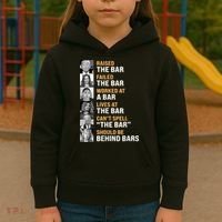 Trump Raised The Bar Harris Failed The Bar Kids Hoodie thumb 3