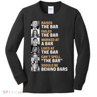 Trump Raised The Bar Harris Failed The Bar Kids Long Sleeve Shirt thumb 0