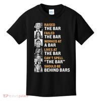 Trump Raised The Bar Harris Failed The Bar Kids T-Shirt thumb 0