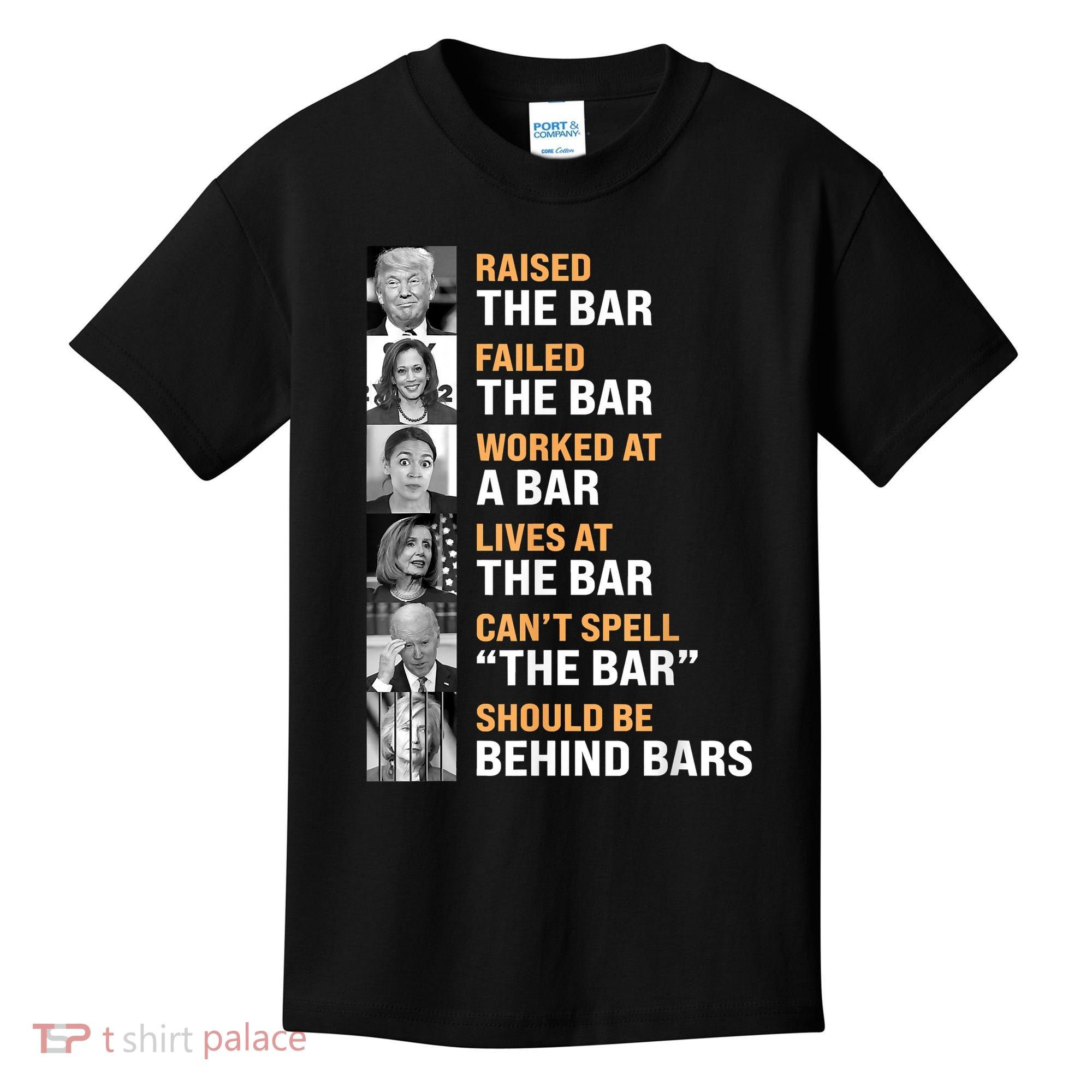Trump Raised The Bar Harris Failed The Bar Kids T-Shirt