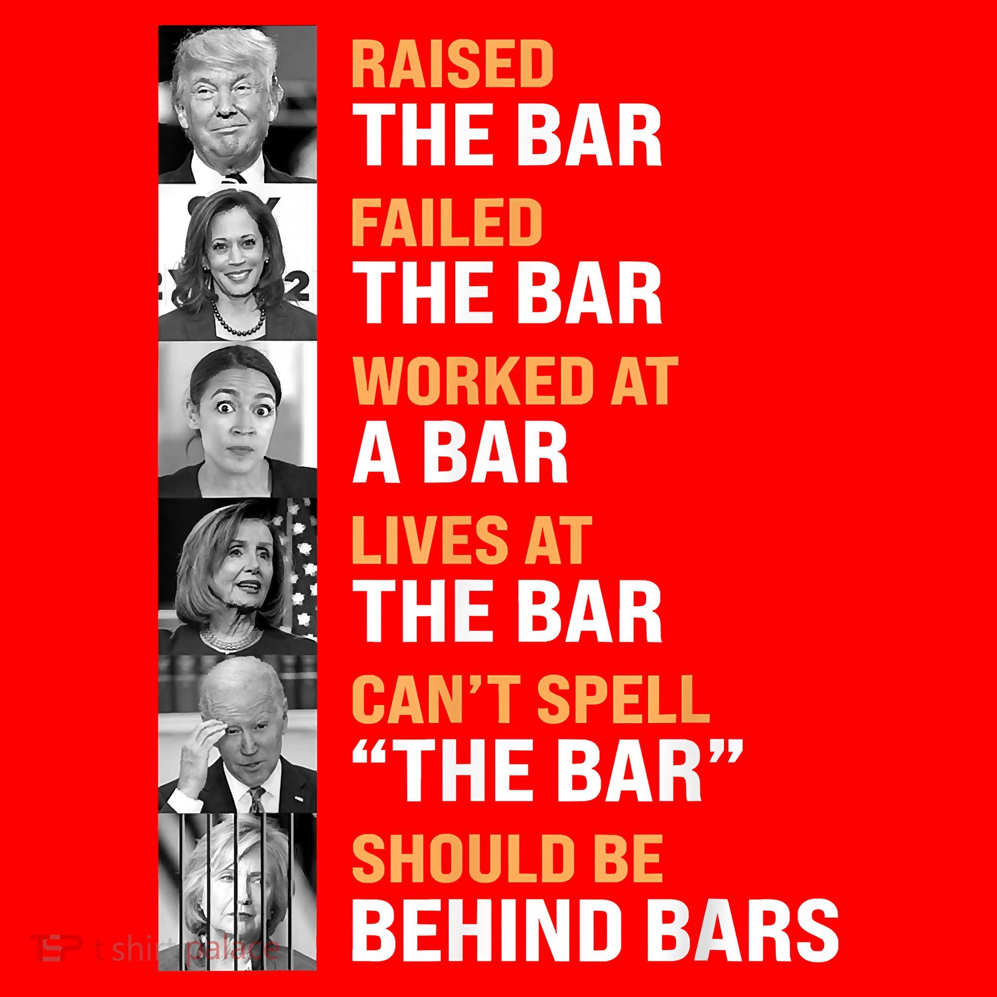 Trump Raised The Bar Harris Failed The Bar Santa Hat